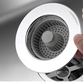 Io12-1516 Iocean 3 In 1 Kitchen Sink Drain Strainer Basket Stopper No Assembly Io12-1516 Iocean 3 In 1 Kitchen Sink Drain Strainer Basket Stopper No Assembly