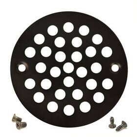S5mb Iyax 4ftft Round Shower Strainer Grate Drain Cover Matte Black Tapping And Machine S