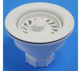 Jbc101m Jb Products Plastic Kitchen Sink Strainer In Matte White - Jbc101m Jb Products Plastic Kitchen Sink Strainer In Matte White -