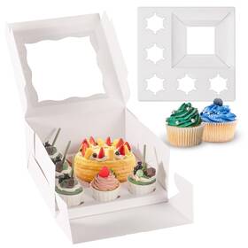 Cupcake-16pcs-paper Jcd 16 Pcs Valentine S Day 1 5 Bento Cake And Cupcake Box For A Under 6 Inch C