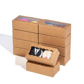 B0823x93cr Jcxgrvc Small Treat Boxes With Window - 100pcs Candy Box For Chocolate And Bakery