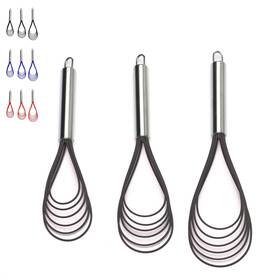 Sturdy-6 Jell-cell 791759497998 Flat Whisks Stainless Steel 3 Pack 10ftft 11ftft 12ftft Set Premium Silico