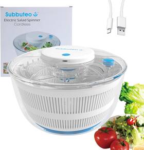Jinhua Huamao Import & Export Co. Ltd 445054831881 Subbuteo Rechargeable Salad Spinner 4 Quart With Type-c And Detachable Parts