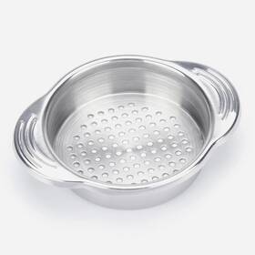 Jinshining 792483543920 Silver Stainless Steel Food Can Strainer Sieve Metal Tuna Press Filter Cann Inch