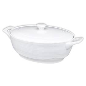 B0c2cbjmyr Jinsongdafa 9 Inch X6.5 Oval Casserole Dish With Lid 1.9 Qt Ceramic White