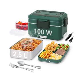 Kxd-698 Jleiiofe Electric Lunch Box For Adults 100w 3.5l 2-layer Portable Food Warm... Fast Ship