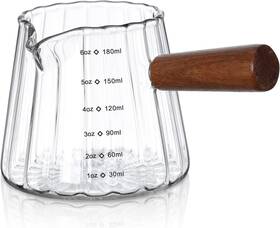 Ykg0114b Joeyan 6 Oz Glass Measuring Cups With Single Spout Clear Cup