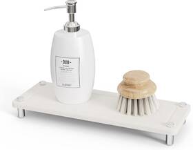 Y41164117 Johamoo Fast Drying Stone Sink Tray Caddy For Kitchen Counter Instant White