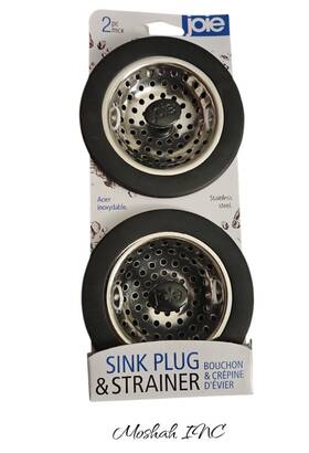 Joie 067742250377 Sink Plug And Strainer 2 Pc