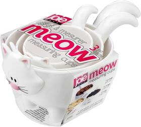 12422 Joie Meow Cat Stackable Kitchen Measuring Cups Assorted Colors