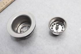 B02050 Jones Stephens Duo Basket Strainer Stainless Steel 2-1/2 Inch