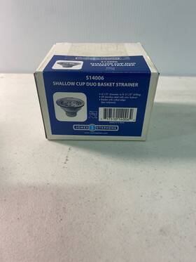 S14006 Jones Stephens Stainless Steel Basket Strainer With Shallow Cup