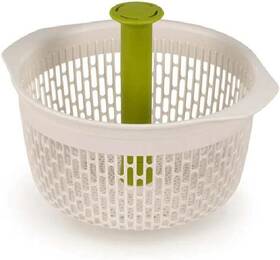 20185 Joseph Spindola In-sink Salad Spinning Colander One Size White/green