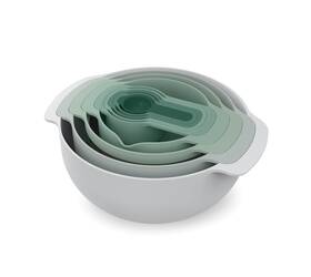 B0986fshwf Joseph Nest 9 Plus Piece Compact Food Preparation Set With Mixing Bowl
