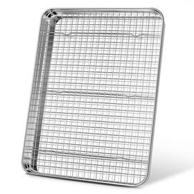 B0b3sx2sbx Joyfair 17.5 Inch Stainless Steel Baking Sheet Pan With Cooling Rack Set Toaste