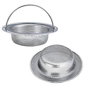 Junadael J 707427214972 Kitchen Sink Strainer 2-pack Basket With Handle 4.5 Inch Diameter