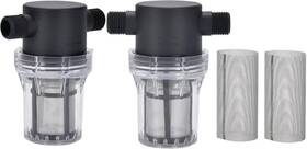 Pa66 Juny 705353650734 2 Pcs Water Filter Twist-on Pipe Strainer Nylon Cover Pc Bowl With 40 An