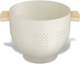 Jygmco 696582758363 Colanders With Wood Handle - Kitchen Essential Metal Strainers And Large Jygmco 696582758363 Colanders With Wood Handle - Kitchen Essential Metal Strainers And Large