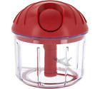K45724 Kuhn Rikon Swiss Chop Pull Food Chopper Red 705475273132