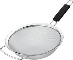Kafoor 445049711785 9 Inch Large Fine Mesh Strainer With Thermo Plastic Rubber Handle - Sieve