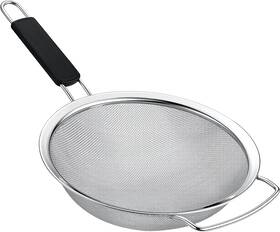 Kafoor 705353422751 8 Inch Large Fine Mesh Strainer With Thermo Plastic Rubber Handle - Sieve