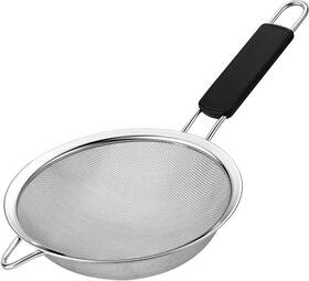 Ms05.5-vh-tpr Kafoor Fine Mesh Strainer With Thermo Plastic Rubber Handle - Sieve Stainless