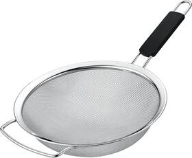 Ms09-wh-btpr-ef Kafoor 9 Inch Large Extra Fine Mesh Strainer With Thermo Plastic Rubber Handle - Silver Ms09-wh-btpr-ef Kafoor 9 Inch Large Extra Fine Mesh Strainer With Thermo Plastic Rubber Handle - Silver