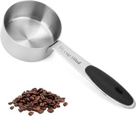 Zvcz5zdnq Kalione 553953 1 1/4 Cup Measuring Stainless Steel Scoops Small 60ml 1/4cup