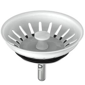 Kanary 781621417537 Stainless Steel Kitchen Sink Strainer Basket-for Standard Drains-ball-lock Ru
