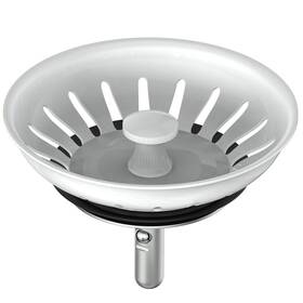 Ss001-wh Kanary Kitchen Sink Basket Strainer Replacement For Standard Drains... Fast Ship
