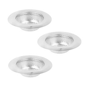 Kare & Kind 700253429404 Sink Strainer 3-pack - Essential Kitchen/bathroom Accessory Stainless Steel