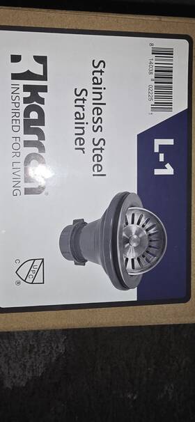 Karran Usa 814038022251 L-1 3-1/2 Inch Basket Strainer - Stainless Steel