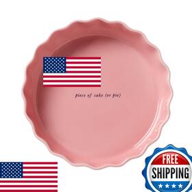 B0b1fzkp8y Kate Spade New York Make It Pop Pink Pie Dish - One Size