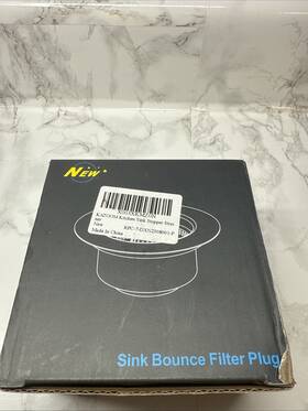 230800 Katoom 3-in-1 Stainless Steel Sink Aid Kitchen Drain Strainer Stopper New