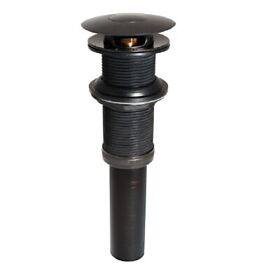 K820-76brz Keeney Pushbutton Sink Drain Brass