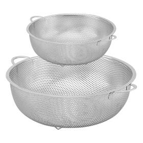 Co-4r5 Kesto-kitchen-aid Kka-stainless Steel Colander Set 2pcs 3 Quart 5 Strainer With Handle