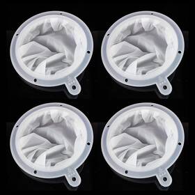Kfzdcg 726084215955 4 Pieces 200 Mesh Filter Plastic Sieve Premium Food Strainer Nylon
