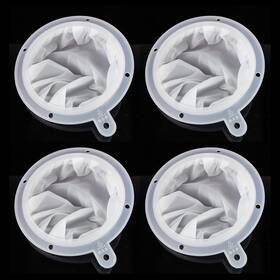 Kfzdcg 792105550220 4 Pieces 200 Mesh Filter Plastic Sieve Premium Food Strainer Nyl