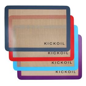 B09btvk5dq Kickoil Silicone Baking Mat Set Of 4 Half Sheet Non-stick Reusable Oven Safe Bpa-fr