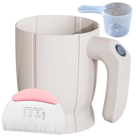 Kde-fs-01 Kidenei Electric Flour Sifter With Dough Scraper And Spoon 4 Cup Capacity Batt