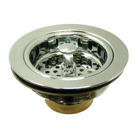 Kingston Brass 313034776736 Made To Match 4.5 Inch W Kitchen Sink Basket Strainer In Polished Chrome