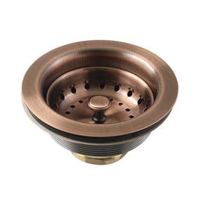 K121bac Kingston Brass 663370169410 Fresno 3-1/2 Inch Stainless Steel Kitchen Sink Basket Strainer Antiq
