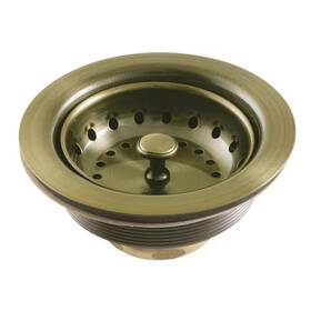 Kingston Brass 705353998126 Tacoma 3-1/2 Inch X 2-1/2 Stainless Steel Kitchen Sink Basket Strainer In Ant