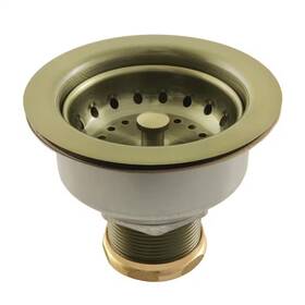 Kingston Brass 744759133625 Tacoma 3-1/2 Inch X 3-13/16 Stainless Steel Kitchen Sink Basket Strainer In A