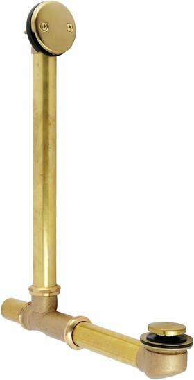 Dtt2167 Kingston Brass 16 Inch Bathtub Waste And Overflow Drain Brushed