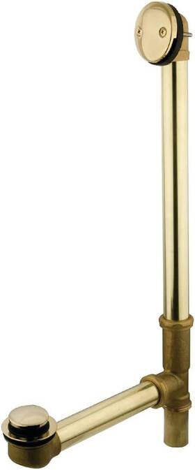 Dtt2182 Kingston Brass Tip-toe Bath Tub Drain Overflow Polished Dtt2182 Kingston Brass Tip-toe Bath Tub Drain Overflow Polished