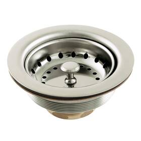 K111bpn Kingston Brass Tacoma Basket Strainer Polished Nickel