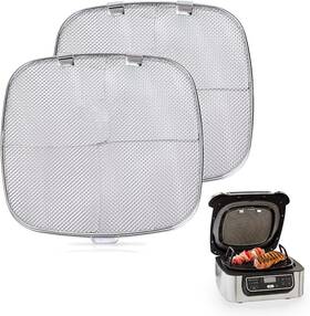 Hoga0734-2pcs-k Kinlybo 2pcs Stainless Steel Splatter Shield For Ninja Only