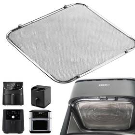 Gyw-001-cx Kispog Splatter Guard For Air Fryer Stainless Steel Magnetic - Stops Silver
