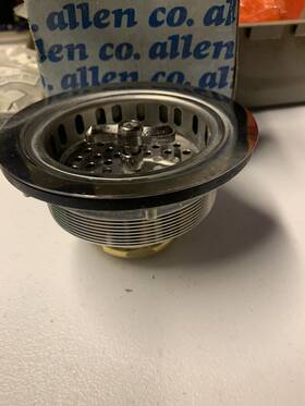 55-500 Kitchen Stainless Steel Basket Strainer Allen Co Model 55-500. 4 1/2 Inch